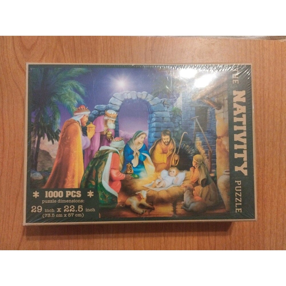 Gemstone The Nativity Puzzle 1000 pieces 29"x22.5" New & Sealed Jigsaw Puzzle